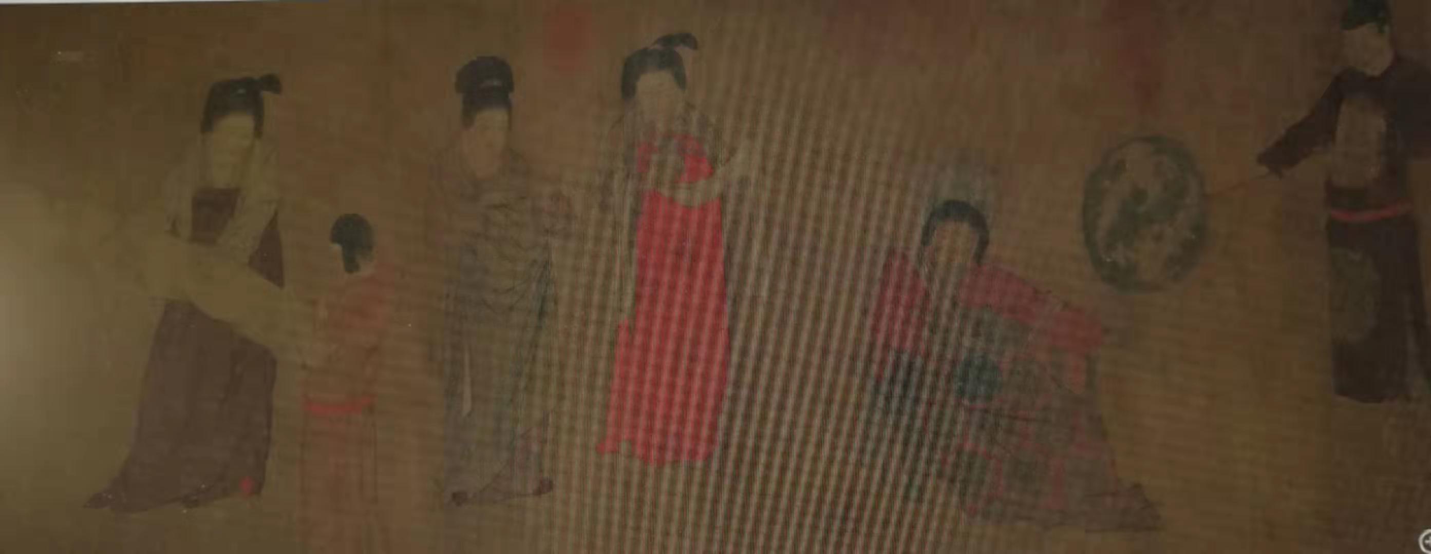 《挥扇仕女图》局部