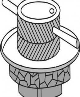 母亲记忆中我家那盘老石磨