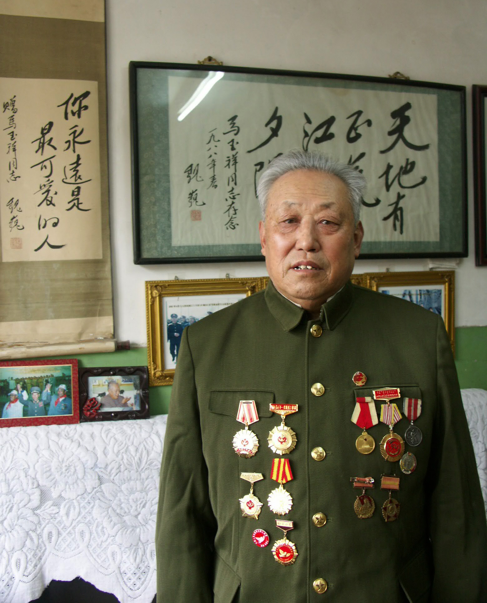 志愿军松骨峰连的幸存者与飞虎山下的战斗英雄