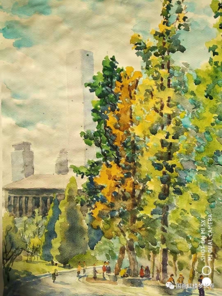 高艺斌绘画作品之 (三)——色彩写生 大连儿童公园