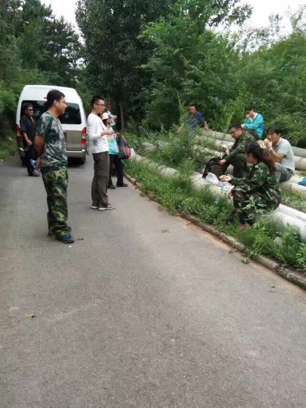 1551604433567933.jpg 林业女子在绿化工地吃午餐.jpg